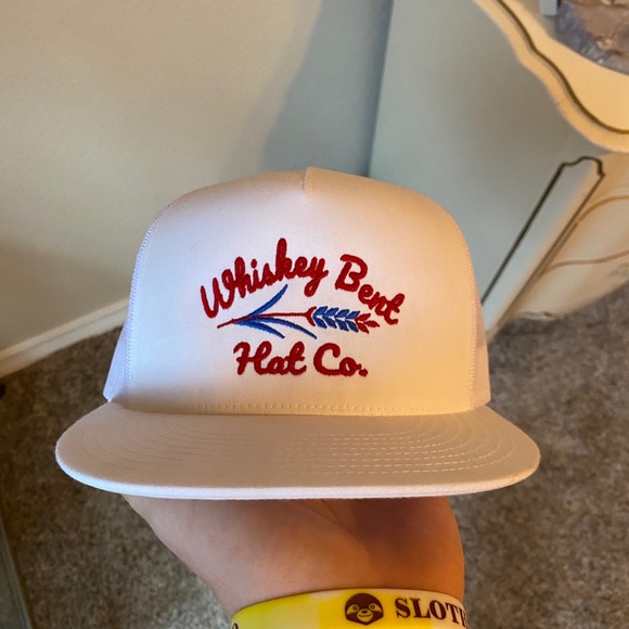WHISKEY BENT HAT CO Green/Yellow Old School Trucker Adjustable Hat WHISKEY BENT HAT CO Green/Yellow Old School Trucker Adjustable Hat